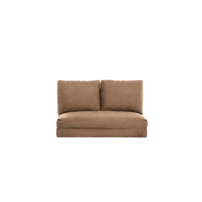 Atelier Del Sofa Taida - Sofá cama de 2 asientos, Marrón claro Atelier Del Sofa Taida - Sofá cama de 2 asientos, Marrón claro